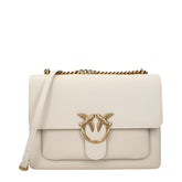 Beige Leather Crossbody Bag